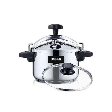 Olla Rapida Haeger PC4SS018A, 4L, Inox Plus