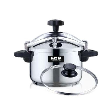 Olla Rapida Haeger PC8SS020A, 8L, Inox Plus