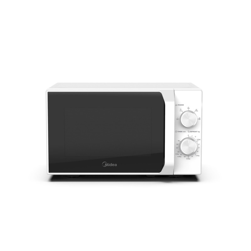 Microondas Midea MM20CF2E, 20L, 700W, Blanco Microondas Midea MM20CF2E, 20L, 700W, Blanco
