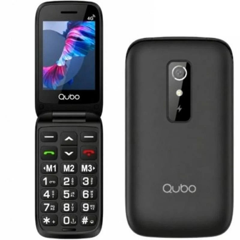 Tlf movil Qubo P220BKC4G, 2.8\", negro Tlf movil Qubo P220BKC4G, 2.8\", negro