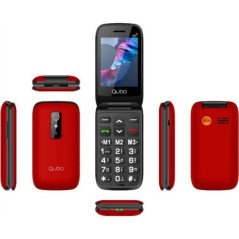 Tlf movil Qubo P220RD4G, 2.8\", rojo