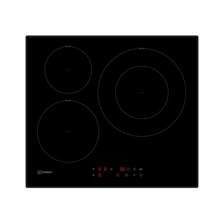 Inducción Indesit ISF13Q60NE, 3zonas, XL 30cm, 7,2