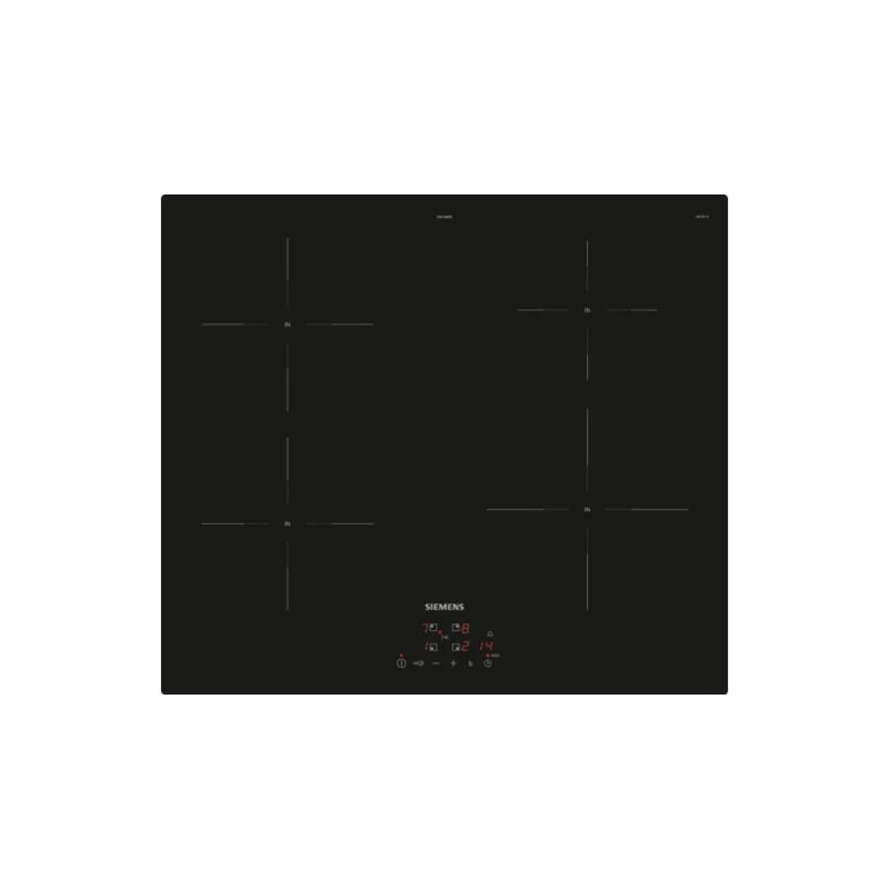 Induccion Siemens EU611BEB5E, 4zonas, 60cm, negro Induccion Siemens EU611BEB5E, 4zonas, 60cm, negro