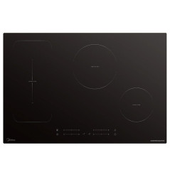 Induccion Midea MIH740F98K0, 80cm, 1 ZonaFlex + 2