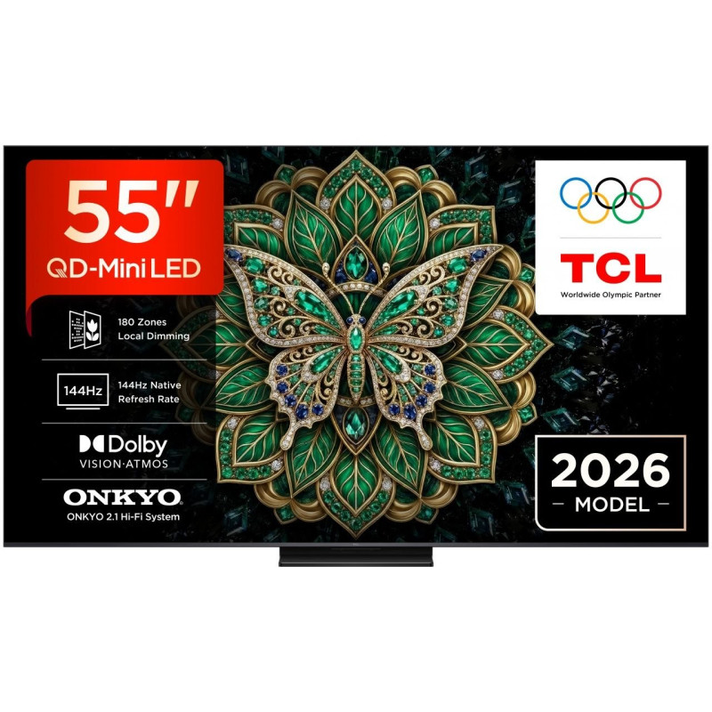 Tv TCL 55C6K Pro, 144Hz Mini LED HDR1000 / Google