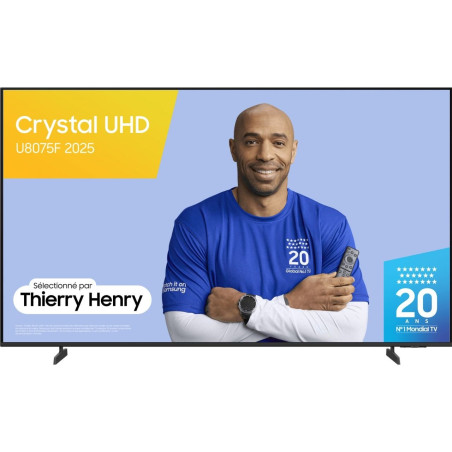Tv Samsung 65\" TU65U8075HUXXC, crystal UHD 4K, AI
