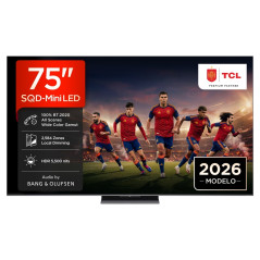 Tv TCL 75C8L, HDR5500 SQD Mini LED 144Hz / CrystGl