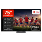 Tv TCL 75C8L, HDR5500 SQD Mini LED 144Hz / CrystGl Tv TCL 75C8L, HDR5500 SQD Mini LED 144Hz / CrystGl