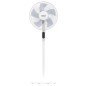 Ventilador Pie Taurus ICEBRISESILENCE, 24w, blanco