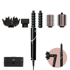 Secador Pelo Shark HD446EU, 5in1, negro-rosa