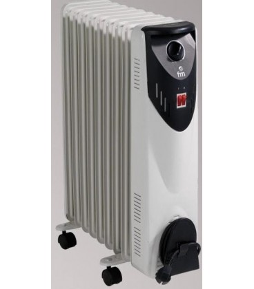 Radiador de Aceite FM RW20, 2000w, 9 Elementos, Hu